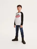 Bluzki dla chłopców - Reserved - Longsleeve Stranger Things - biały - miniaturka - grafika 1