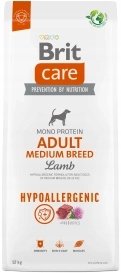 Brit Care Dog Hypoallergenic Adult Medium Breed, jagnięcina i ryż - 12 kg