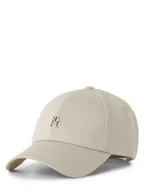 Czapki damskie - Tommy Hilfiger Czapka damska Kobiety Bawełna beżowy|szary jednolity, ONE SIZE - miniaturka - grafika 1