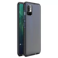 Etui i futerały do telefonów - Hurtel Spring Case pokrowiec żelowe etui z kolorową ramką do Xiaomi Redmi Note 10 5G / Poco M3 Pro czarny - miniaturka - grafika 1