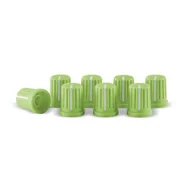 Inne akcesoria dla DJ - Reloop Knob Cap Set green - 8 nakrętek na guziki, gumowane dla większej przyczepności, kompatybilne z wieloma mikserami i kontrolerami, kolor zielony 231172 - miniaturka - grafika 1