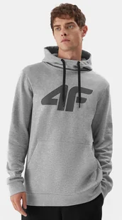 Bluza męska 4F Sportowa z kapturem Szara Dresowa - Bluzy męskie - miniaturka - grafika 2