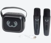 Głośniki przenośne - Głośnik przenośny Fresh 'n Rebel Czarny 5W KARAOKE SET - miniaturka - grafika 1