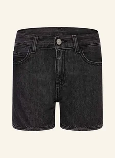 Calvin Klein Szorty Jeansowe schwarz - Spodenki damskie - miniaturka - grafika 1