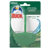 Środki do WC - Barwiąca wodę zawieszka do toalet Duck Aqua Green 4w1 - miniaturka - grafika 1