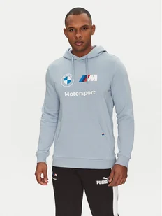 Puma Bluza BMW MMS Ess 624162 Błękitny Regular Fit - Bluzy męskie - miniaturka - grafika 1