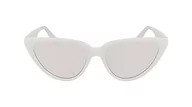 Okulary przeciwsłoneczne - Calvin Klein Damskie okulary przeciwsłoneczne CKJ23658S, białe, jeden rozmiar, biały, Rozmiar uniwersalny - miniaturka - grafika 1