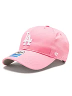 Czapki dla dzieci - 47 Brand Czapka z daszkiem MLB Los Angeles Dodgers Raised Basic '47 MVP B-RAC12CTP-RSA Różowy - miniaturka - grafika 1