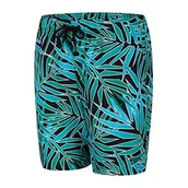 Kąpielówki dla chłopców - Speedo Chłopięce chłopięce 15" Ws klapki do pływania, czarne, aquamint, XL - miniaturka - grafika 1