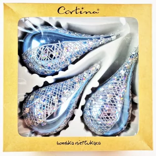 BOMBKA NIETŁUKĄCA 18CM ZESTAW 3 SZTUK BOMBKI - Bombki - miniaturka - grafika 1