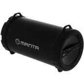 Głośniki przenośne - Manta SPK 204FM Czarny - miniaturka - grafika 1