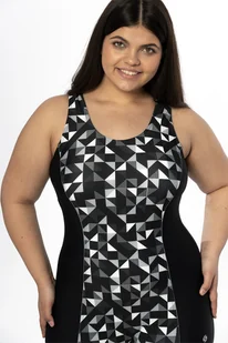 SPIN STRÓJ KĄPIELOWY JEDNOCZĘŚCIOWY REKREACYJNY DRUK TRIO ROZMIAR 3XL D-3300-3303-Z - Stroje kąpielowe dla dziewczynek - miniaturka - grafika 1