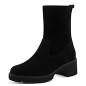 Botki damskie - TAMARIS Damskie botki Comfort Boot, czarne, 41 EU, czarny, 41 EU - miniaturka - grafika 1