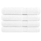 Ręczniki - vidaXL Ręczniki premium SOLUND, 4 szt., białe, 100x200 cm, 600 g/cm² - miniaturka - grafika 1