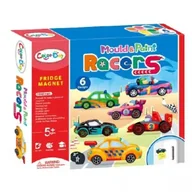 Zabawki kreatywne - Zestaw magnesów na lodówkę - Wyścigówki - miniaturka - grafika 1