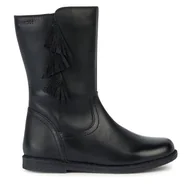Buty dla dziewczynek - Kozaki Geox J Shawntel Girl J364EC 00043 C9999 S Czarny - miniaturka - grafika 1
