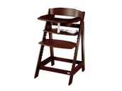 Krzesełka i taborety dla dzieci - Roba Krzesełko dziecięce Sit Up z drewna (brązowy elastyczny) - miniaturka - grafika 1