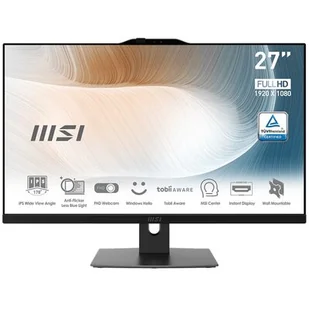 MSI Modern AM272P 12M-219(wersja europejska) Intel Core i7-1260P 27inch HD AG 2x8GB 512GB M.2 PCIe 802.11 AX + BT 5.1 W11P Black - Zestawy komputerowe - miniaturka - grafika 2
