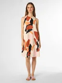 Sukienki - s.Oliver BLACK LABEL - Sukienka damska z domieszką lnu, beżowy|wielokolorowy - miniaturka - grafika 1