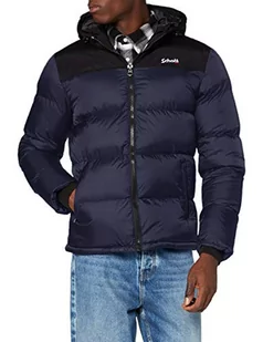 Schott NYC Męska kurtka UTAH2, granatowa, XXXL, morski, 3XL - Kurtki męskie - miniaturka - grafika 1