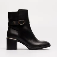 Botki damskie - TOMMY HILFIGER TH BELT HEELED BOOT - Tommy Hilfiger - miniaturka - grafika 1