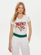 Koszulki i topy damskie - Guess T-Shirt W4YI71 J1314 Biały Regular Fit - miniaturka - grafika 1