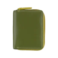 Portfele - Kolorowy portfelik skórzany Visconti RB-53 RFID - limonkowy - miniaturka - grafika 1