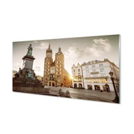 Tablice i flipcharty - Szklany panel + klej Kraków Pomnik kościół 120x60 - miniaturka - grafika 1