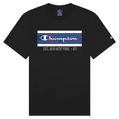 Koszulki męskie - Champion New York Męska koszulka z krótkim rękawem czarna męska koszulka z krótkim rękawem - miniaturka - grafika 1