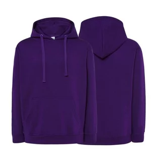 Bluza dresowa purple męska z logo na sercu nadrukiem logo firmy 290g SWRA KNG kolor PU bluza dresowa - Moda i Uroda OUTLET - miniaturka - grafika 1