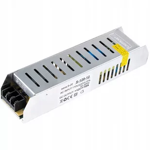 Zasilacz montażowy do taśm i pasków LED 12V/10A/120W - Slim ELD-20546 - Zasilacze i transformatory - miniaturka - grafika 1