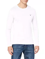 Koszulki męskie - GANT Męski T-shirt The Original Slim Ls, biały, S - miniaturka - grafika 1