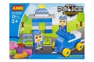 Klocki - Klocki Jumei 3+ KOMISARIAT POLICJA 25 elementów, 26x19cm - miniaturka - grafika 1