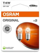 Żarówki samochodowe - CAR LIGHT OSRAM 3893-02B 4W 12V BA9S LF - miniaturka - grafika 1