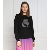 Bluzy damskie - Karl Lagerfeld Bluza Regular Fit - miniaturka - grafika 1