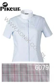Koszulki jeździeckie - PIKEUR Koszula konkursowa damska - różowa kratka - miniaturka - grafika 1