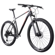 Rowery - Rower górski MTB BOTTECCHIA Gavia M20 29 cali męski Szaro-czarny mat - miniaturka - grafika 1