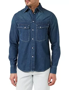 G-STAR RAW Męska koszula Dakota Regular Evergreen, Niebieski (Antique Faded Scuba Blue D23006-d306-d888), M - Koszule męskie - miniaturka - grafika 1