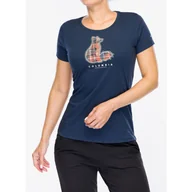 Koszulki i topy damskie - Koszulka bawełniana damska Columbia Daisy Days S/S Graphic Tee - miniaturka - grafika 1