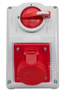 Rozdzielnica kombi 32A 5p, 0/1 - Bezpieczniki elektryczne - miniaturka - grafika 1