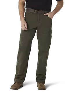 Spodnie męskie - Wrangler Riggs Workwear spodnie męskie, ciemnozielony (Loden), 46W / 32L - grafika 1