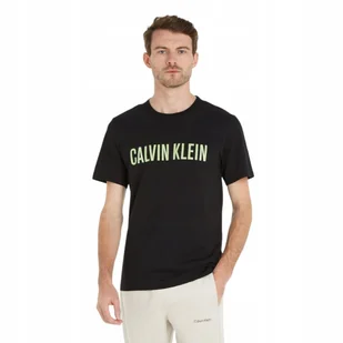 CALVIN KLEIN KOSZULKA MĘSKA T-SHIRT CREW CZARNA r.XL - Koszulki męskie - miniaturka - grafika 1