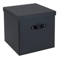 Pudła i pojemniki do przechowywania - Ciemnoszare pudełko Bigso Box of Sweden Logan - miniaturka - grafika 1
