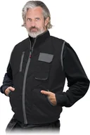 Odzież robocza - Bezrękawnik ochronny ocieplany czarno-szary roz.XL - miniaturka - grafika 1