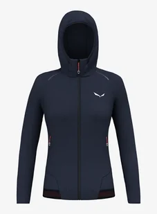 Bluza z kapturem damska Salewa Pedroc PL Hooded Jacket - navy blazer - Bluzy sportowe damskie - miniaturka - grafika 1