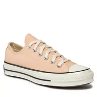Trampki damskie - Trampki Converse Chuck 70 OX A03448C Pomarańczowy - miniaturka - grafika 1