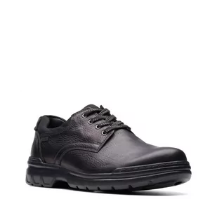 Clarks Rockie Walk Gore-Tex H [black leather] - rozmiar 41 - Półbuty męskie - miniaturka - grafika 1