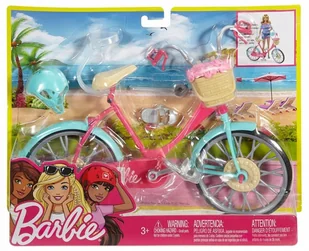 Barbie. Akcesoria wypoczynkowe. Rower - zabawka - Domki dla lalek - miniaturka - grafika 1