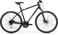 Rowery - Rower crossowy męski Merida Crossway 20 L (55) black silver - miniaturka - grafika 1