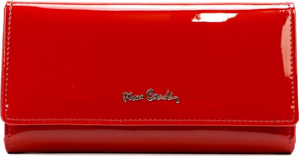 Pierre Cardin skóra naturalna + Damski portfel ze skóry ekologicznej Pierre Cardin 07 SHINY 100 NoSize